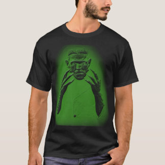 Ggloing Green Frankenstein T-shirt