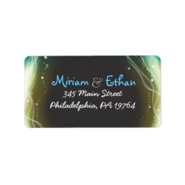 Ggloing Neon Stars Joods huwelijksuitnodiging Etiket