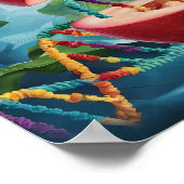 GGO-voeding en genetisch gemodificeerde gewassen Poster (Hoek)