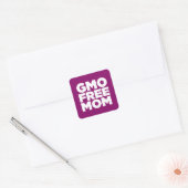 GGO-VRIJE MOEDER (PAARSE) VIERKANTE STICKER (Envelop)