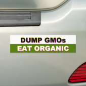 GGO's pomp - Eat Organic bumper sticker (Op auto)