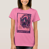 GG's Paars kattenontwerp T-shirt (Voorkant)