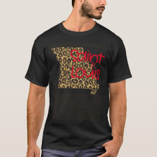 GGT Luipaard Dierenprint STL St Louis Missouri T-shirt