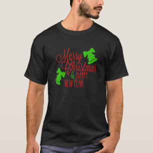 Ggt Merry Kerstmis en Happy New Year Holiday Fam T-shirt