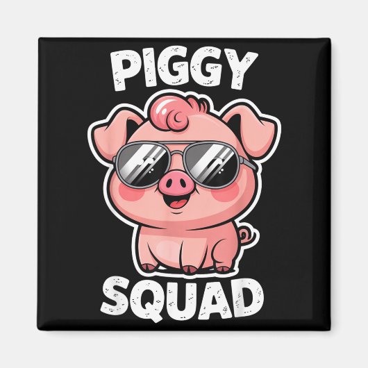 Ggy Squad G Wearing Sungles As Animal Funny Farmer Magneet (Voorkant)