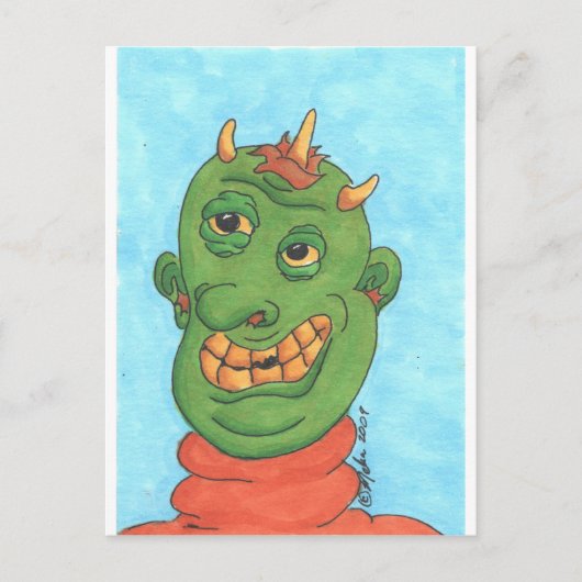 Ghaaring Ghoul Briefkaart (Voorkant)