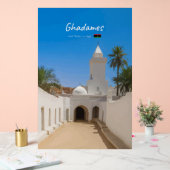 Ghadames, Libië - Witte Moskee Acryl Bord (Huwelijk)
