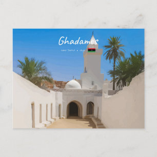 Ghadames, Libië - Witte Moskee Briefkaart