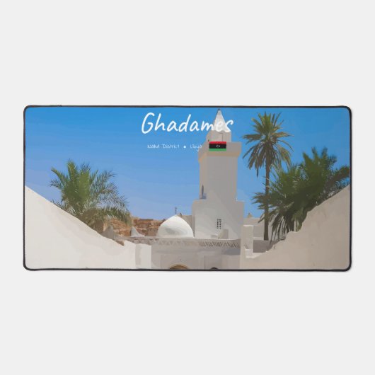 Ghadames, Libië - Witte Moskee Bureaumat (Voorkant)
