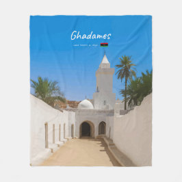 Ghadames, Libië - Witte Moskee Fleece Deken