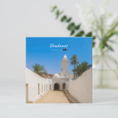 Ghadames, Libië - Witte Moskee Kaart (Staand voorkant)