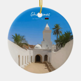 Ghadames, Libië - Witte Moskee Keramisch Ornament