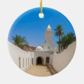 Ghadames, Libië - Witte Moskee Keramisch Ornament (Achterkant)