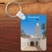 Ghadames, Libië - Witte Moskee Klassieker Sleutelhanger (Voorkant)