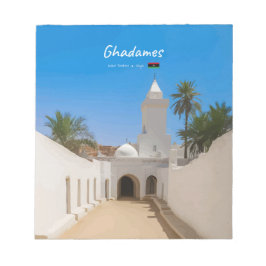 Ghadames, Libië - Witte Moskee Notitieblok