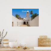 Ghadames, Libië - Witte Moskee Poster (Keuken)
