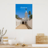 Ghadames, Libië - Witte Moskee Poster (Keuken)