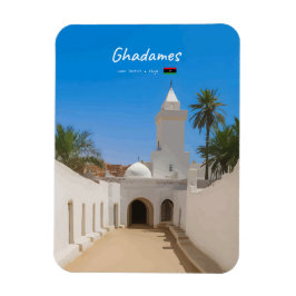 Ghadames, Libië - Witte Moskee Rondom Magneet