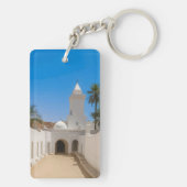 Ghadames, Libië - Witte Moskee Slim Sleutelhanger (achterkant)