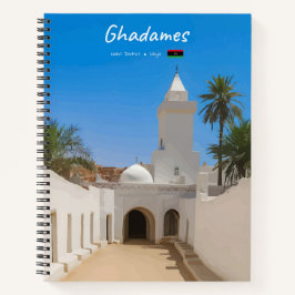 Ghadames, Libië - Witte Moskee Spiraal Notitieboek