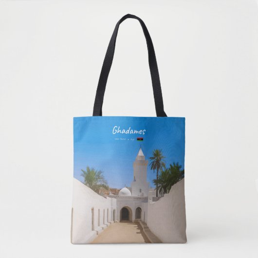 Ghadames, Libië - Witte Moskee Tote Bag (Voorkant)