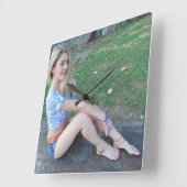 Ghalia Vierkante Klok (Hoek)