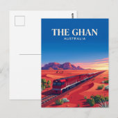 Ghan (Australisch Outback) Australië Briefkaart (Voorkant / Achterkant)