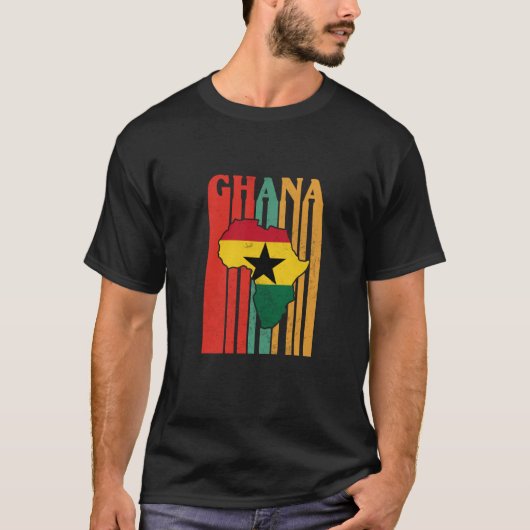 Ghana African Pride And Heritage T-shirt (Voorkant)