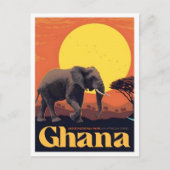 Ghana Afrika Reisreizen  Briefkaart (Voorkant)
