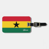 Ghana-Bagagelabels, patriottische Ghanese vlag Bagagelabel (Voorkant horizontaal)