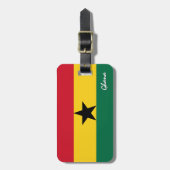 Ghana-Bagagelabels, patriottische Ghanese vlag Bagagelabel (Voorkant verticaal)