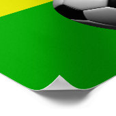 Ghana Black Stars Soccer vlag Poster (Hoek)