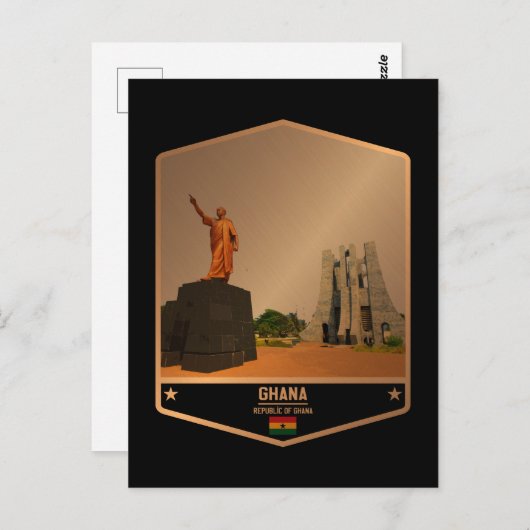 Ghana Briefkaart (Voorkant / Achterkant)