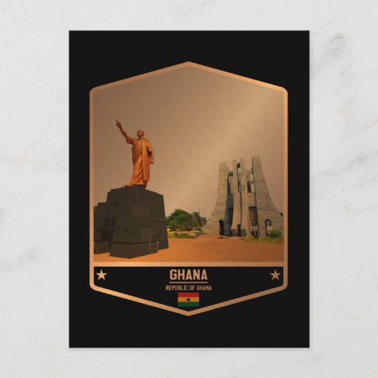Ghana Briefkaart (Voorkant)