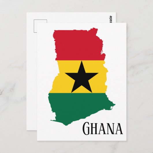 Ghana Briefkaart (Voorkant / Achterkant)