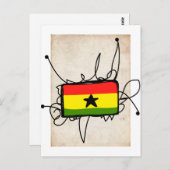 Ghana Briefkaart (Voorkant / Achterkant)
