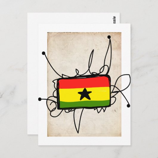 Ghana Briefkaart (Voorkant / Achterkant)