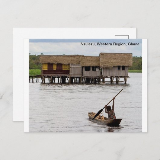 Ghana Briefkaart (Voorkant / Achterkant)