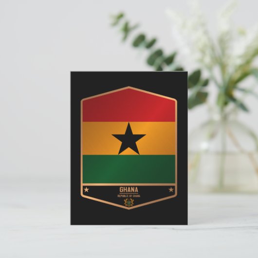 Ghana Briefkaart (Staand voorkant)
