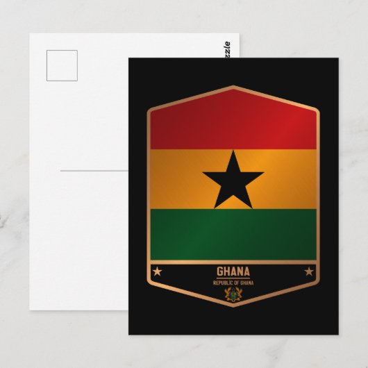 Ghana Briefkaart (Voorkant / Achterkant)