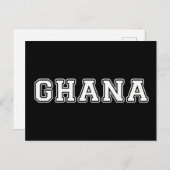 Ghana Briefkaart (Voorkant / Achterkant)