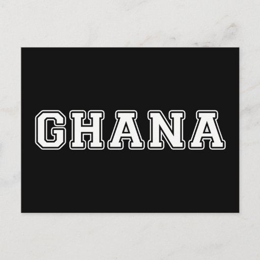 Ghana Briefkaart (Voorkant)