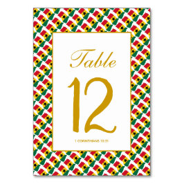 GHANA Bruiloftsfeest Banket Kaart