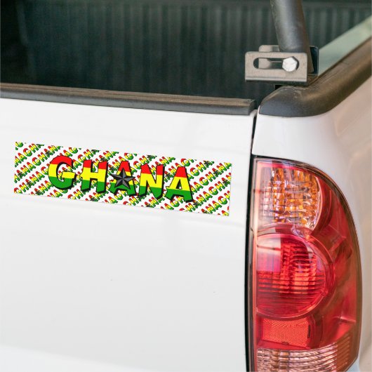 Ghana Bumpersticker (Op Truck)