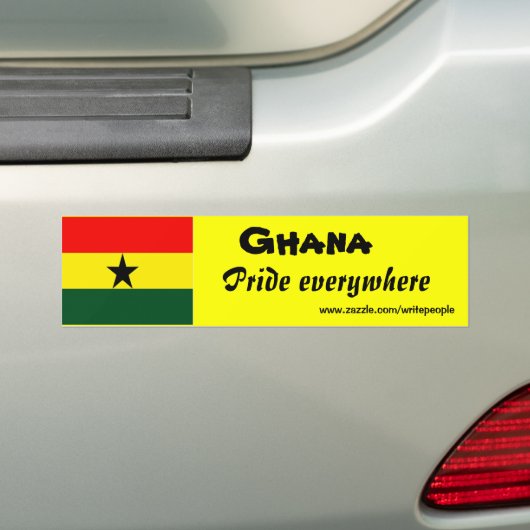 ghana-bumpersticker bumpersticker (Op auto)