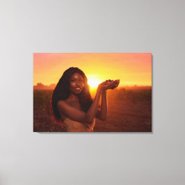 GHANA - CACAO CANVAS AFDRUK