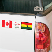 ghana canadese bumpersticker (Op Truck)