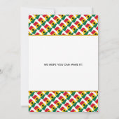 GHANA Christelijke Bruiloft Viering Save The Date (Achterkant)