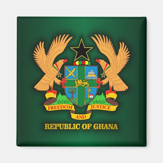 Ghana COA Magneet (Voorkant)