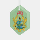 Ghana Custom Glass Orname Glas Ornament (Voorkant links)